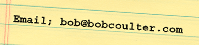 Email Bob Coulter